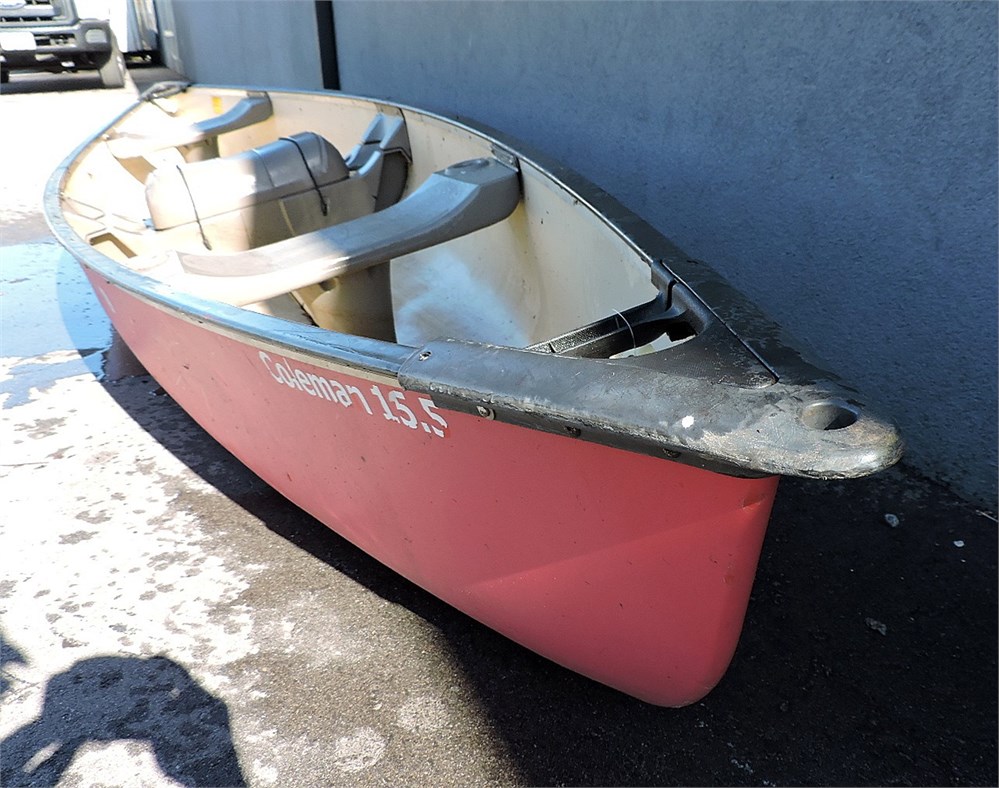 Police Auctions Canada - Coleman RAM-X 15.5' Red Canoe (222618H)