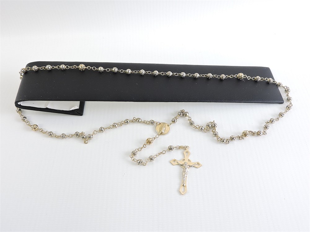 Vintage Gothic Cross Rosary Necklaces Women Punk Layered Chain Charm  Handmade Sacred Pearl Beaded Choker Necklace Girl Gifts - AliExpress