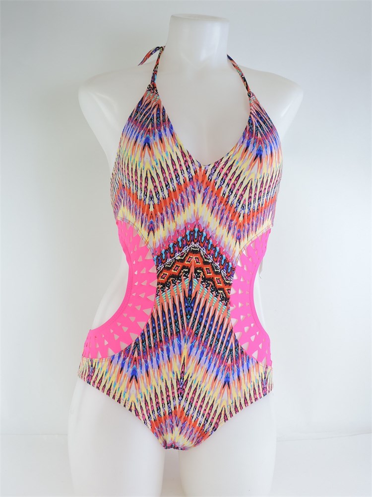 Police Auctions Canada - Ladies' Coral Tropics One Piece Swimsuit ...